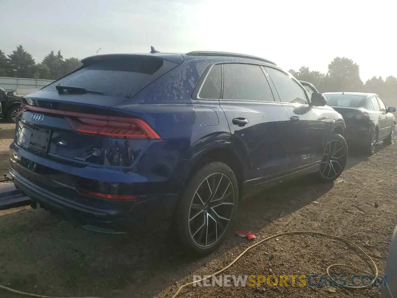 3 fotografías del automóvil dañado WA1FVAF10KD023298 AUDI Q8 2019