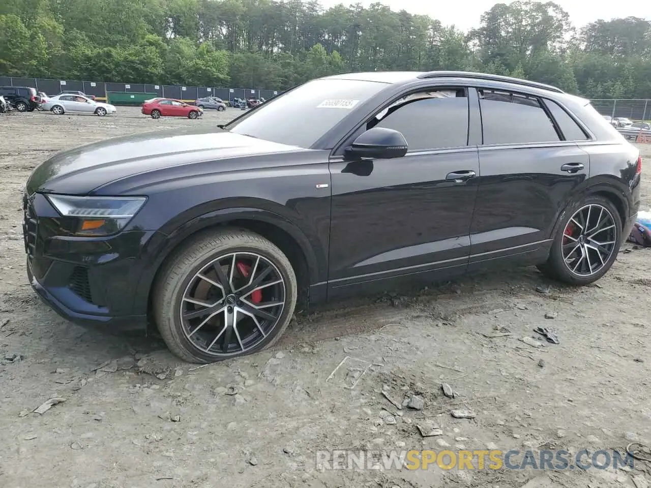 1 fotografías del automóvil dañado WA1FVAF12KD010469 AUDI Q8 2019