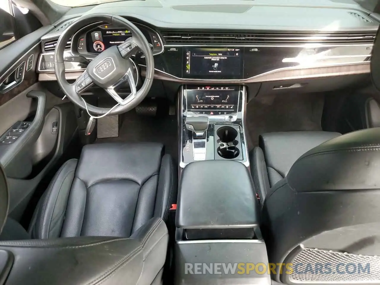 8 fotografías del automóvil dañado WA1FVAF12KD010469 AUDI Q8 2019