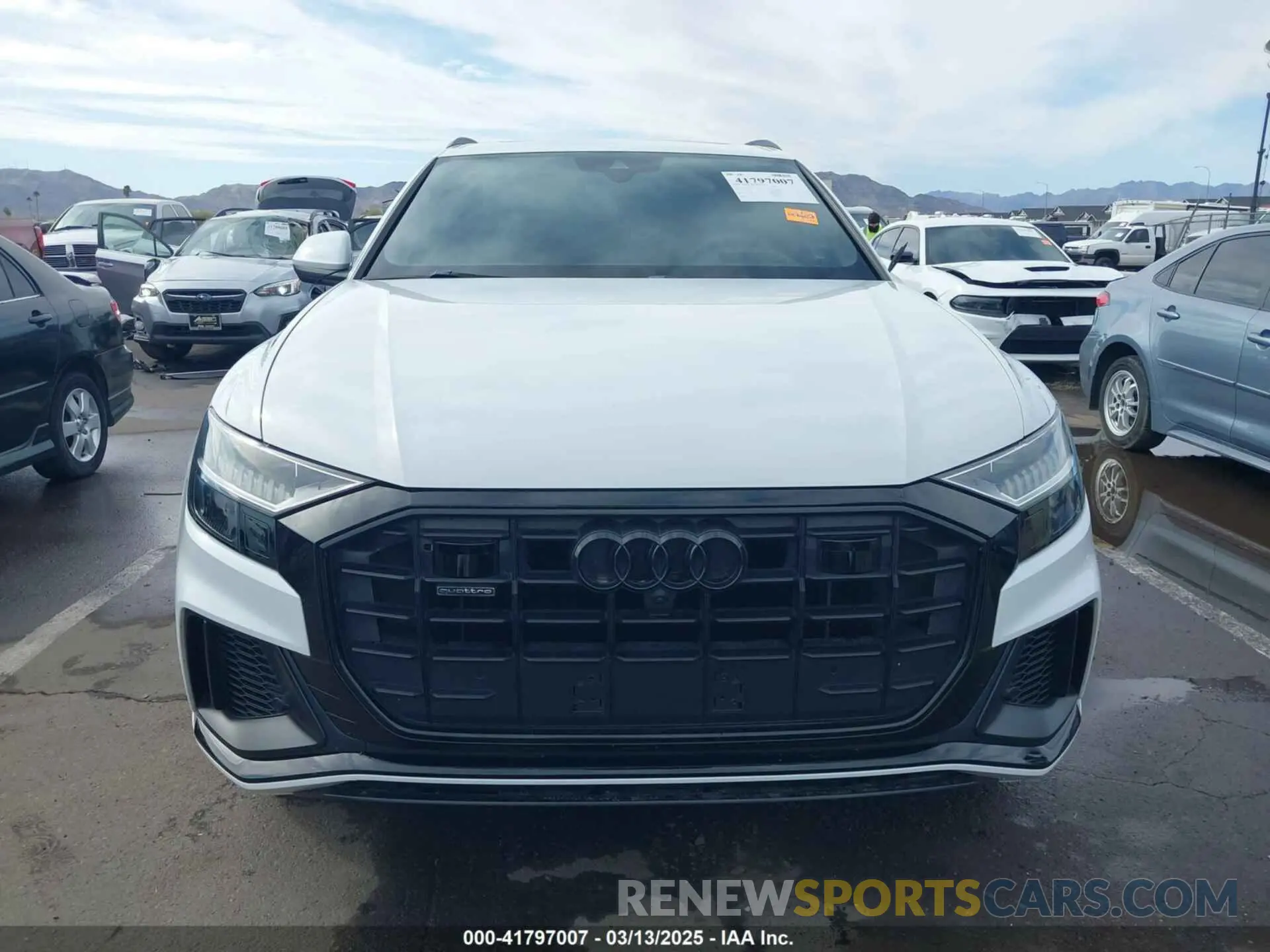 13 fotografías del automóvil dañado WA1FVAF14KD045661 AUDI Q8 2019
