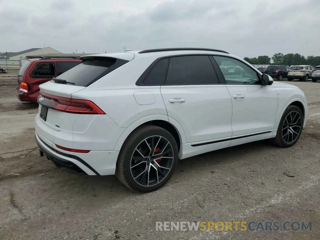 3 fotografías del automóvil dañado WA1FVAF15KD033597 AUDI Q8 2019