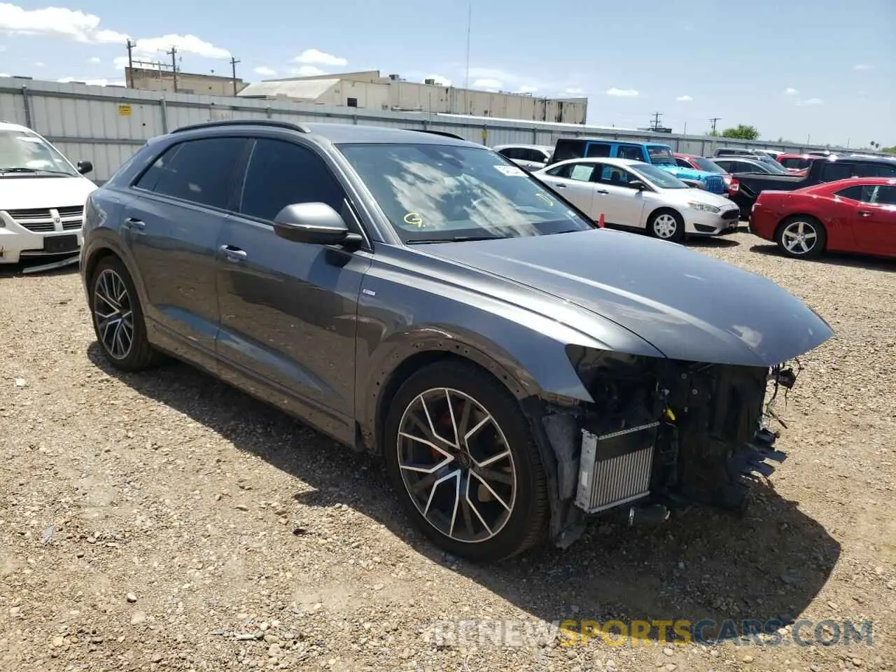 1 fotografías del automóvil dañado WA1FVAF16KD014878 AUDI Q8 2019