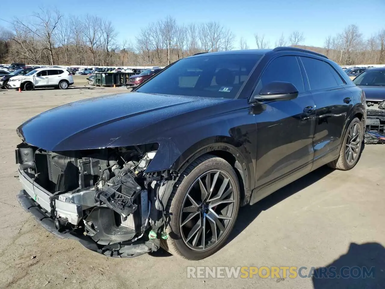 1 fotografías del automóvil dañado WA1FVAF16KD039909 AUDI Q8 2019
