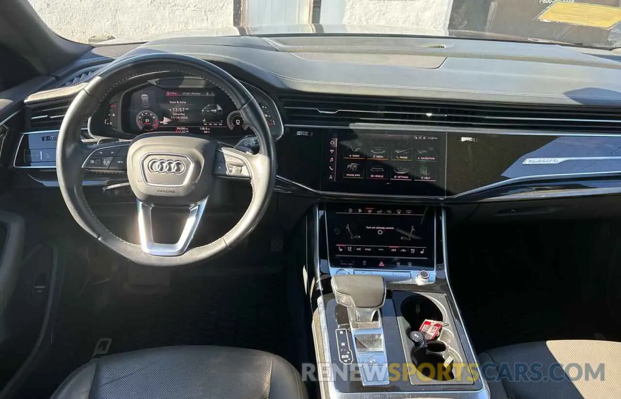 9 fotografías del automóvil dañado WA1FVAF18KD011741 AUDI Q8 2019