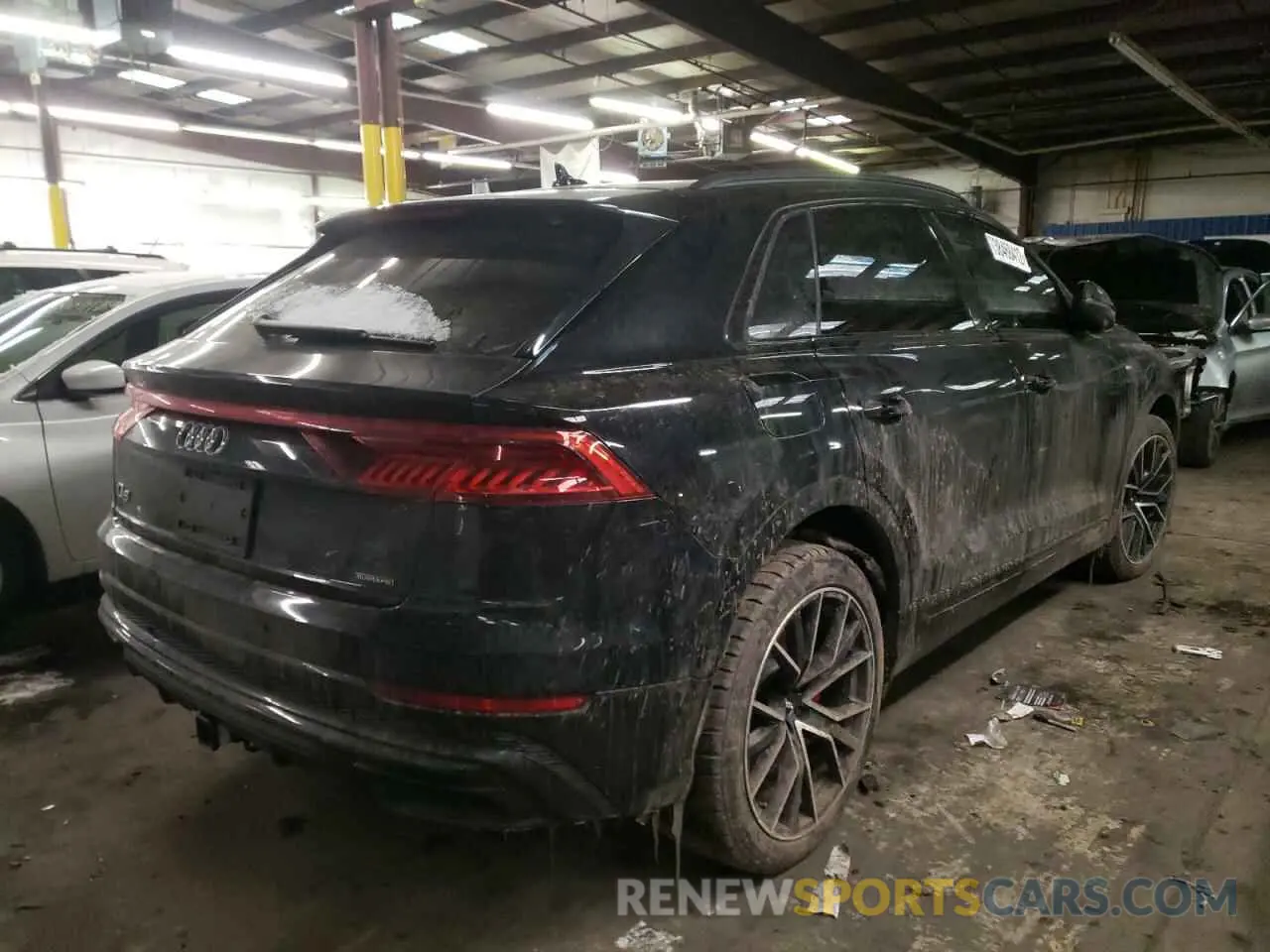 4 fotografías del automóvil dañado WA1FVAF1XKD040402 AUDI Q8 2019