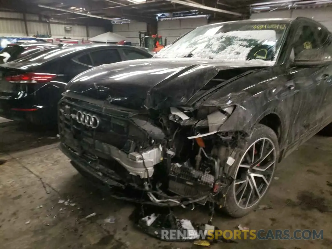 9 fotografías del automóvil dañado WA1FVAF1XKD040402 AUDI Q8 2019