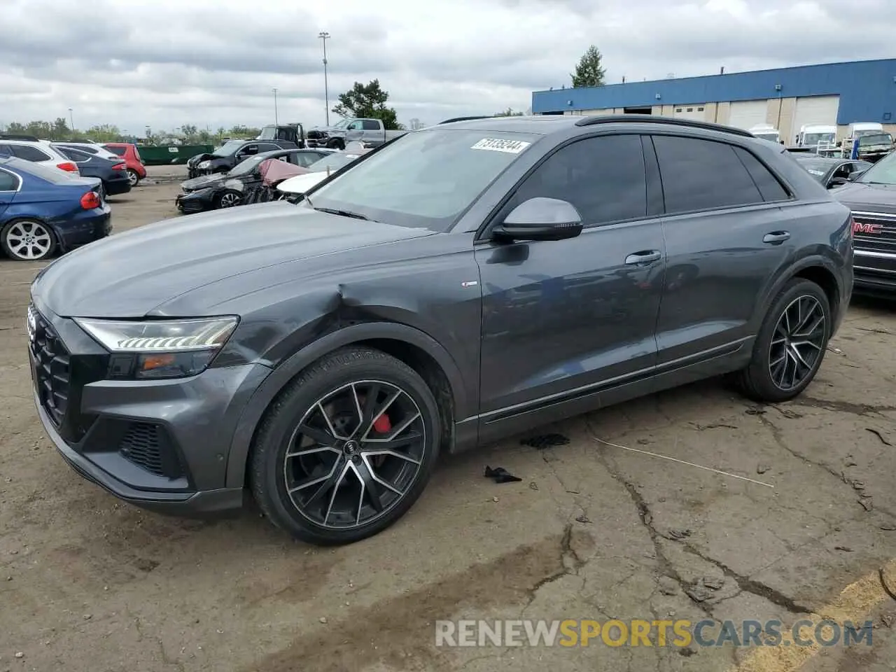 1 fotografías del automóvil dañado WA1FVAF1XKD042652 AUDI Q8 2019