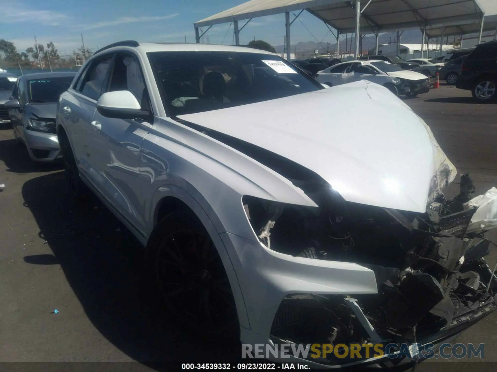 1 fotografías del automóvil dañado WA1FVBF12KD035118 AUDI Q8 2019