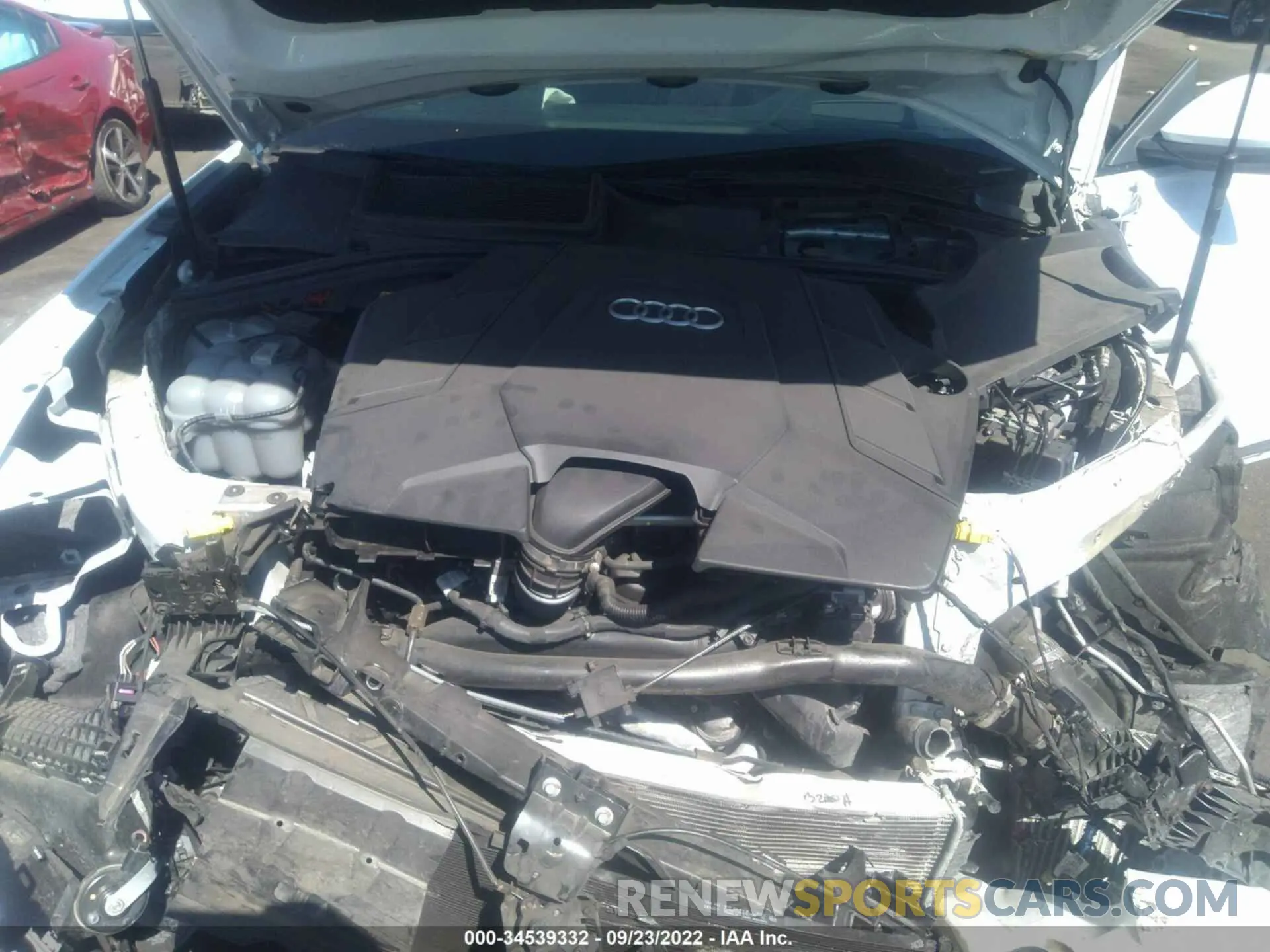 10 fotografías del automóvil dañado WA1FVBF12KD035118 AUDI Q8 2019