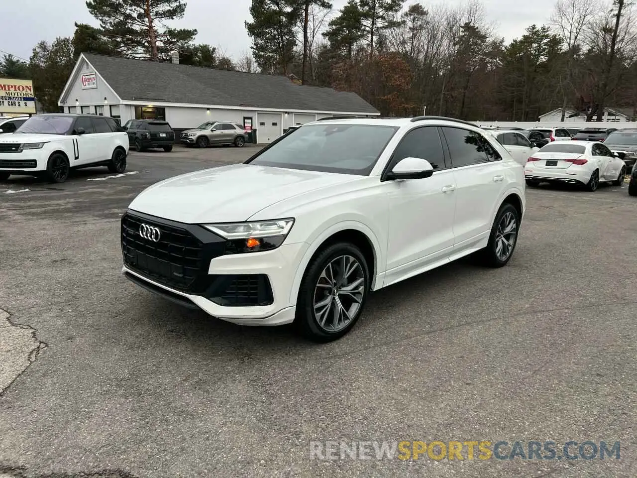 2 fotografías del automóvil dañado WA1AVAF16LD016710 AUDI Q8 2020