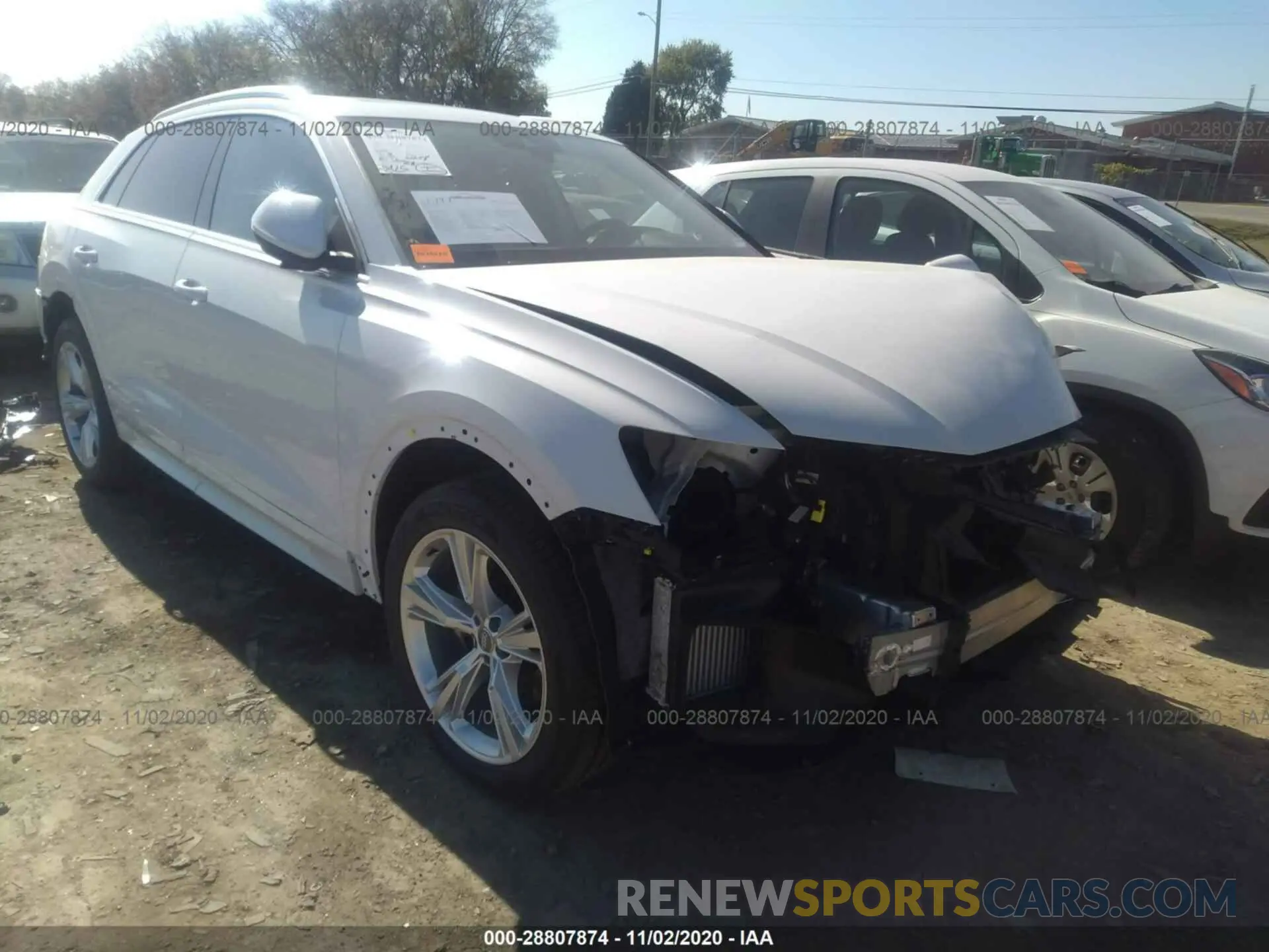 1 fotografías del automóvil dañado WA1BVAF13LD017690 AUDI Q8 2020