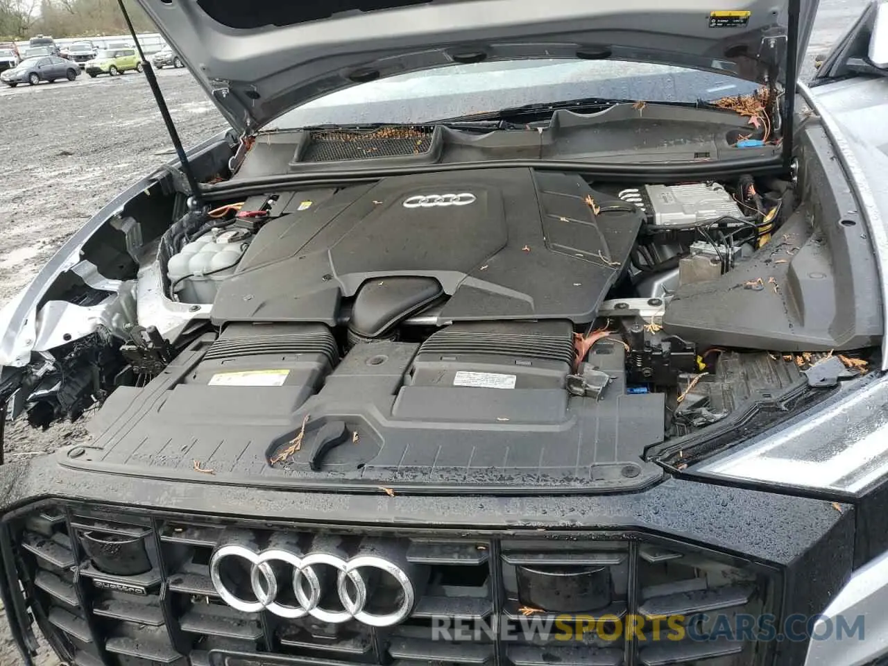 11 fotografías del automóvil dañado WA1EVAF18LD026592 AUDI Q8 2020