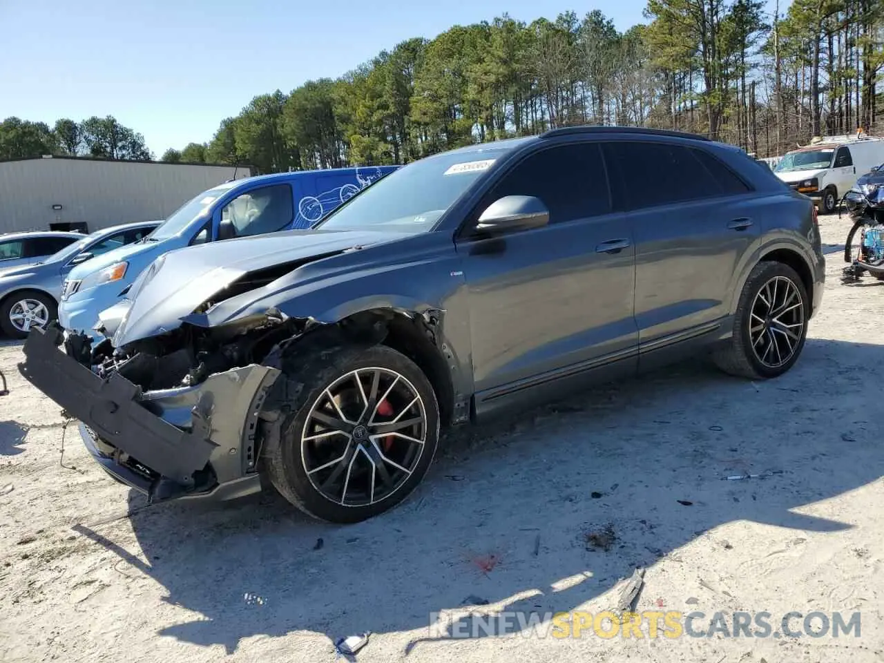 1 fotografías del automóvil dañado WA1EVAF1XLD003508 AUDI Q8 2020