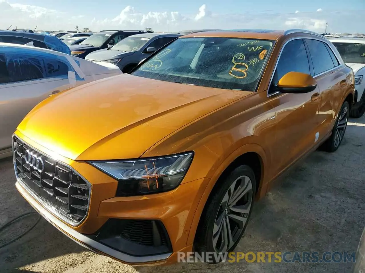 1 fotografías del automóvil dañado WA1FVAF14LD022432 AUDI Q8 2020