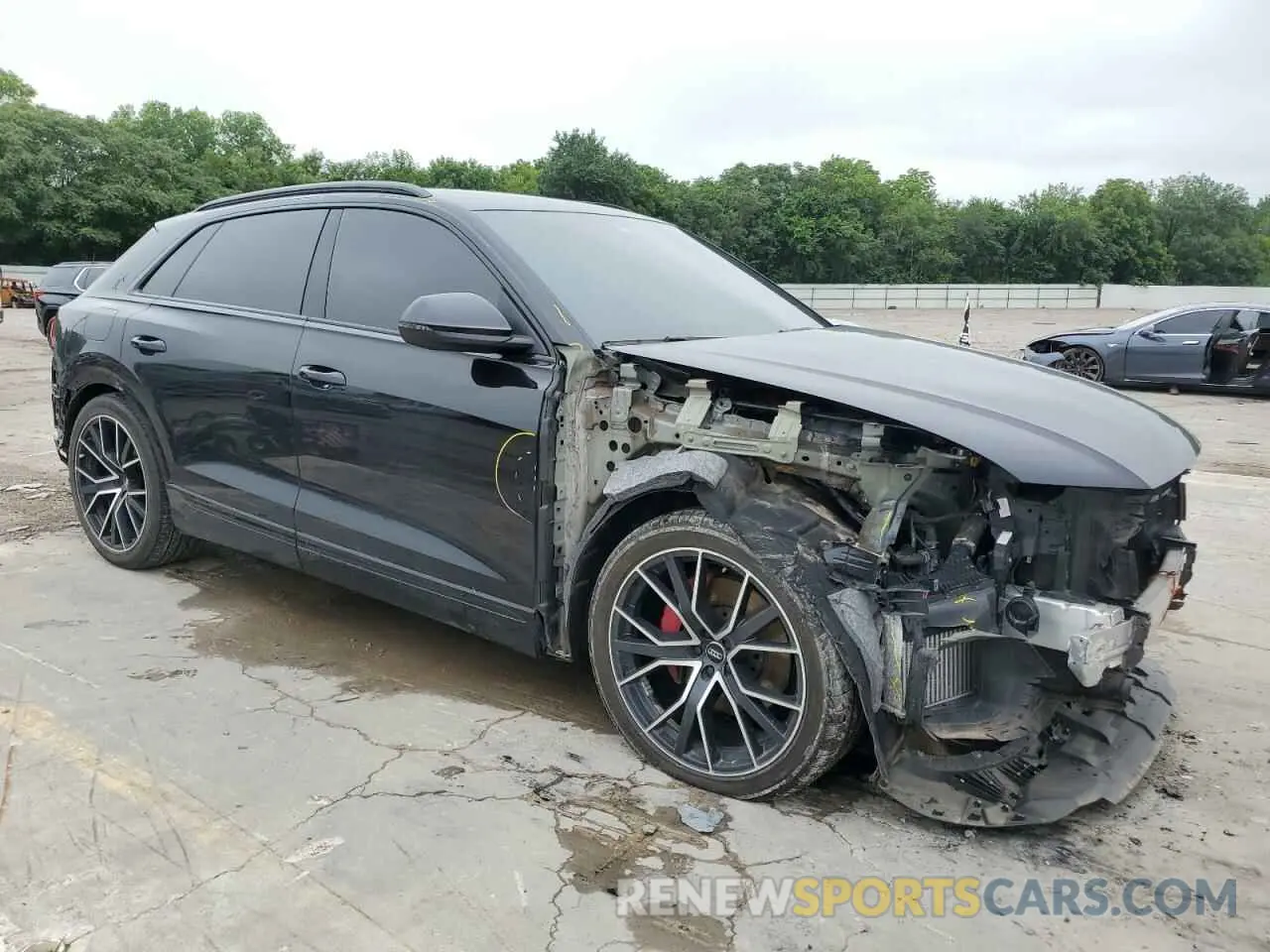 4 fotografías del automóvil dañado WA1FVAF15LD017787 AUDI Q8 2020
