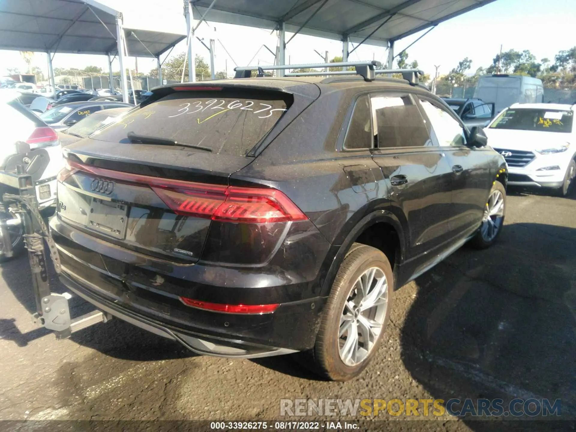 4 fotografías del automóvil dañado WA1AVAF11MD020794 AUDI Q8 2021