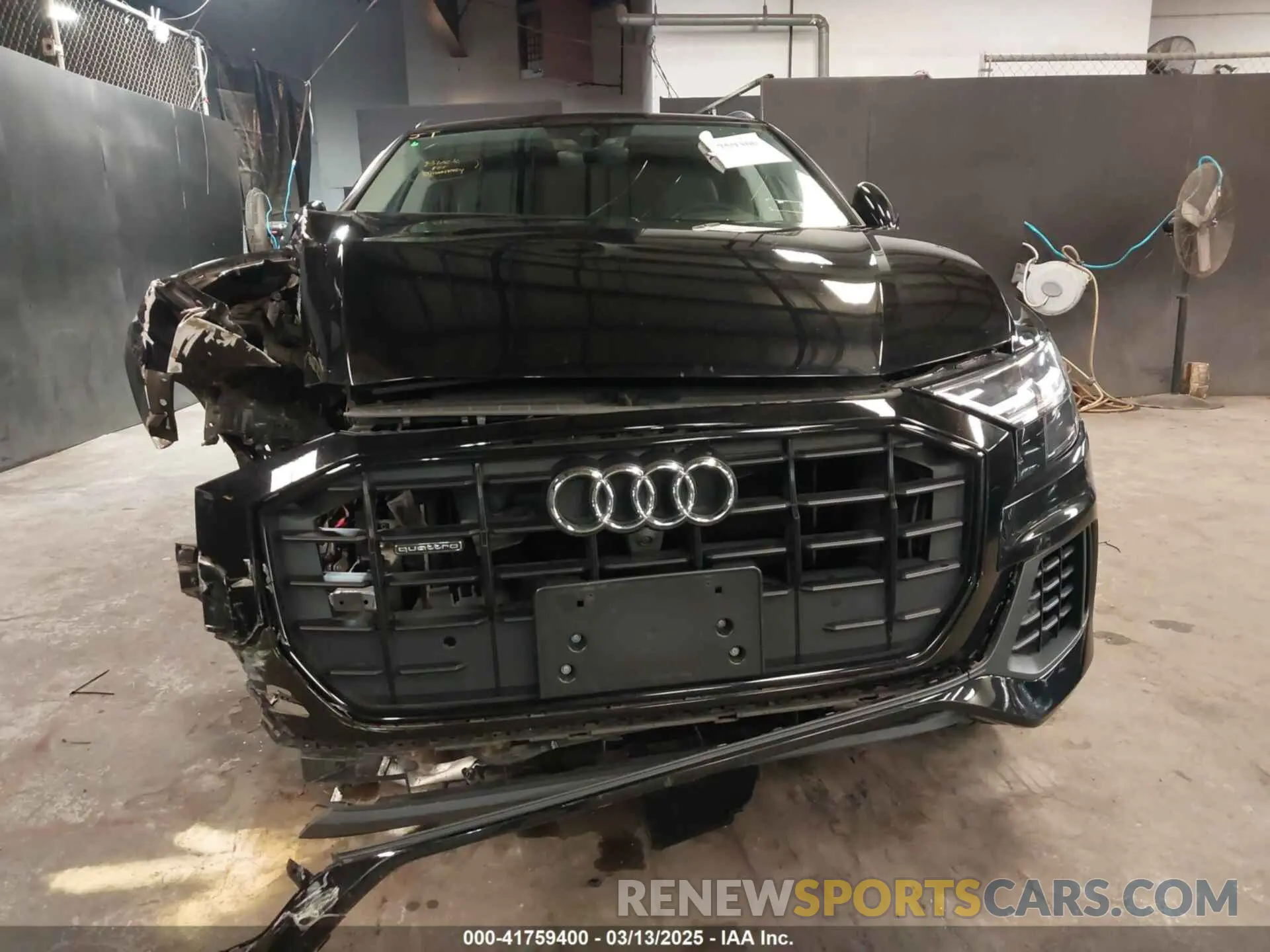 12 fotografías del automóvil dañado WA1AVAF13MD009098 AUDI Q8 2021