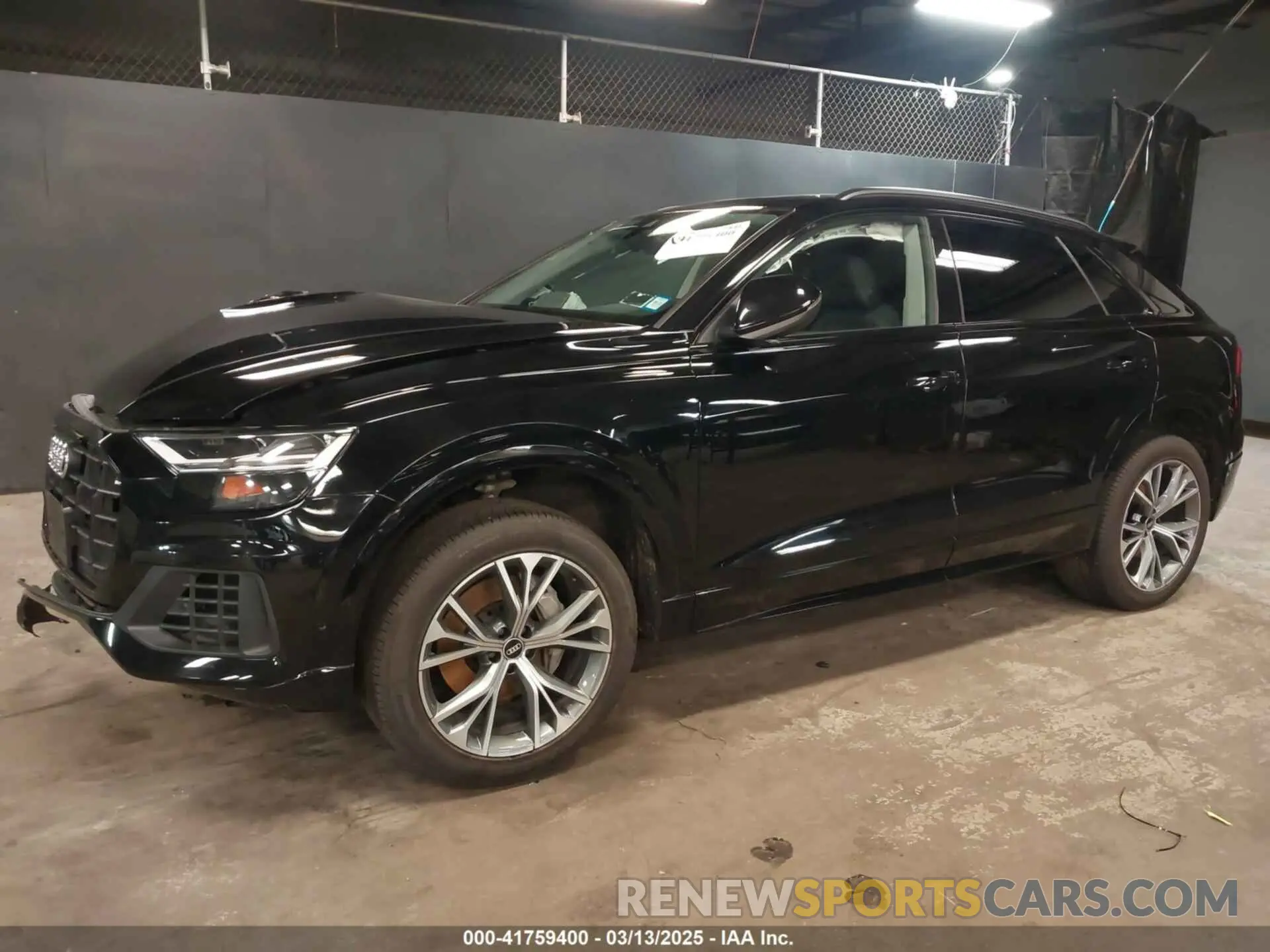 2 fotografías del automóvil dañado WA1AVAF13MD009098 AUDI Q8 2021