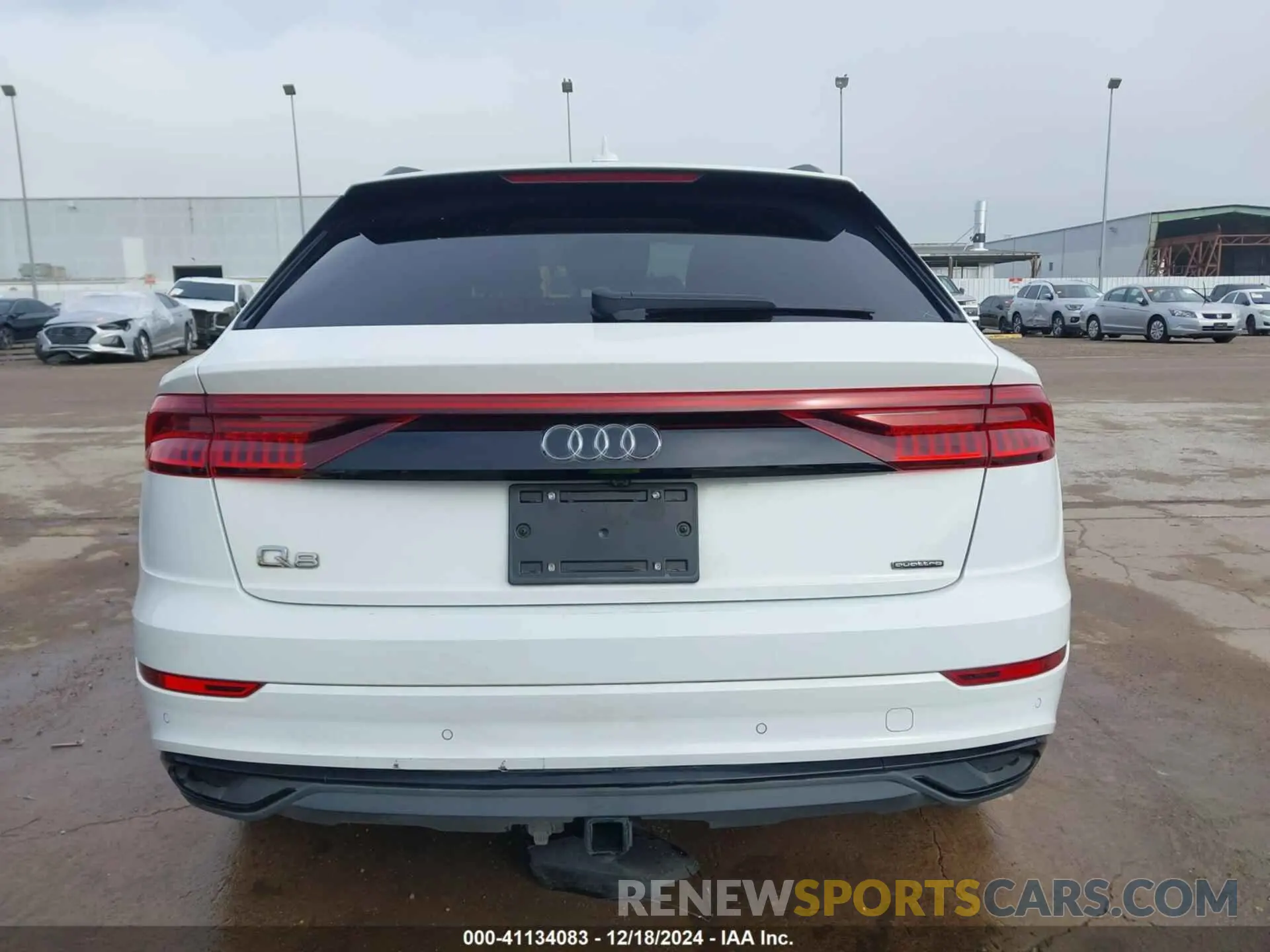 17 fotografías del automóvil dañado WA1AVAF14MD003469 AUDI Q8 2021