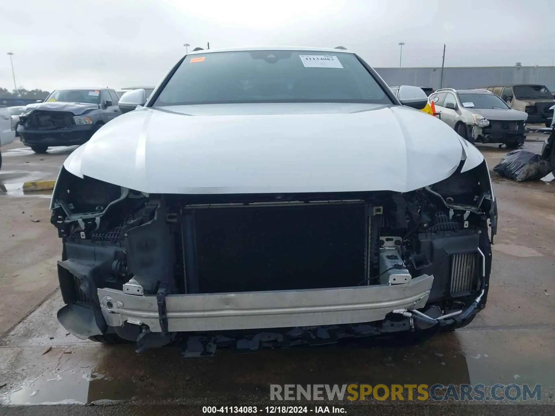 6 fotografías del automóvil dañado WA1AVAF14MD003469 AUDI Q8 2021