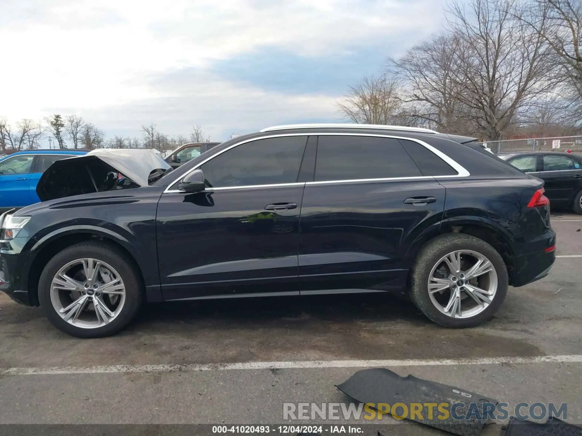 14 fotografías del automóvil dañado WA1BVAF13MD028948 AUDI Q8 2021