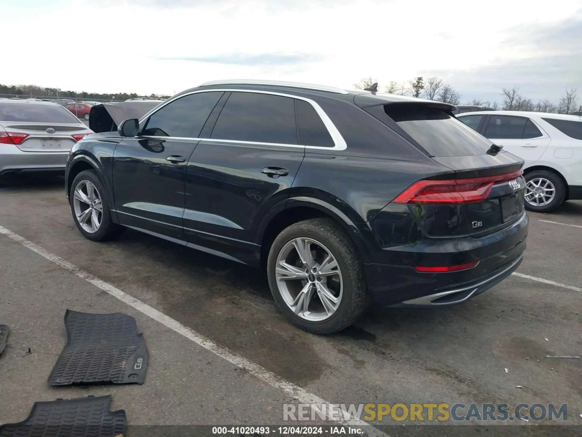 3 fotografías del automóvil dañado WA1BVAF13MD028948 AUDI Q8 2021
