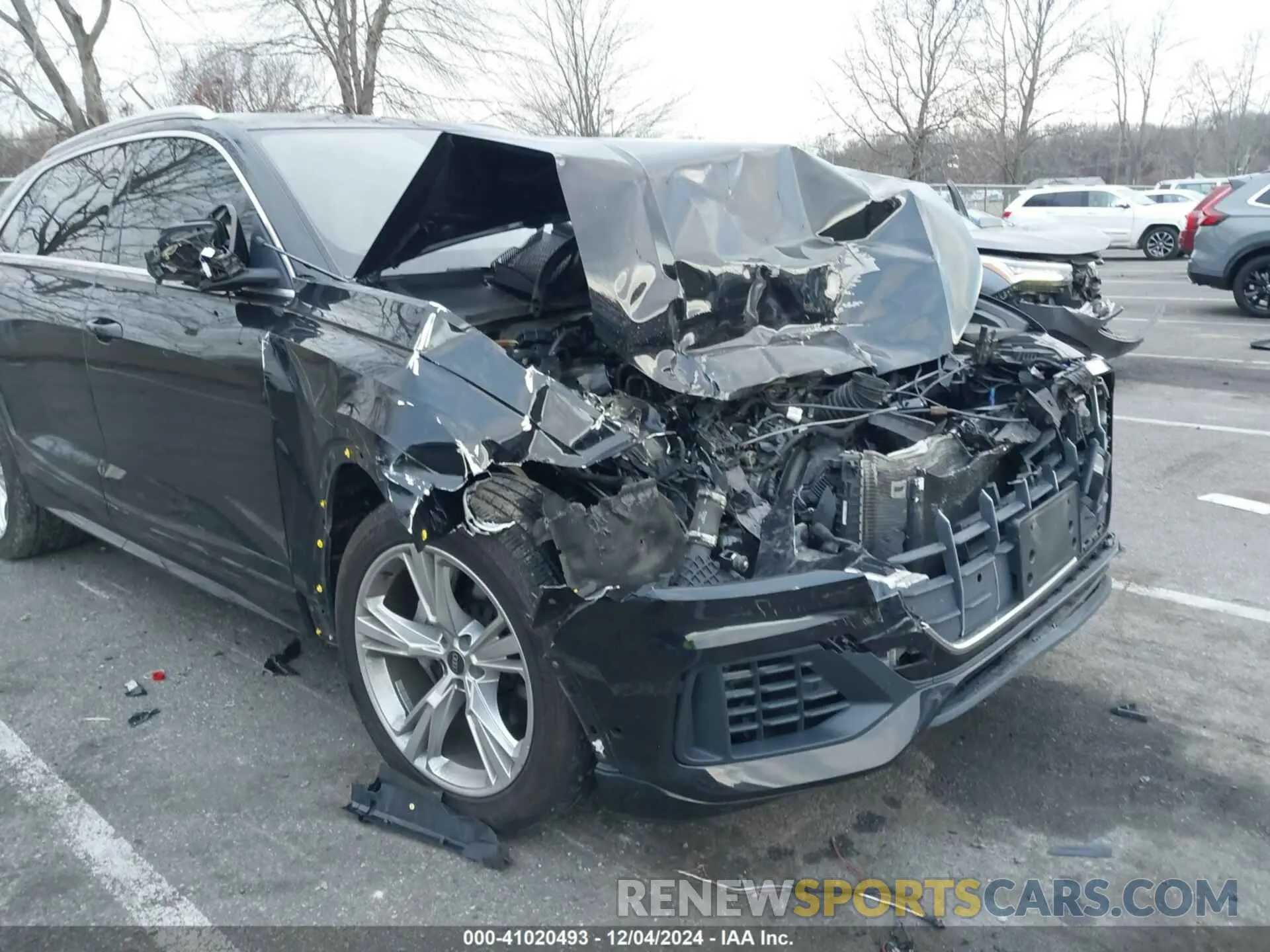 6 fotografías del automóvil dañado WA1BVAF13MD028948 AUDI Q8 2021