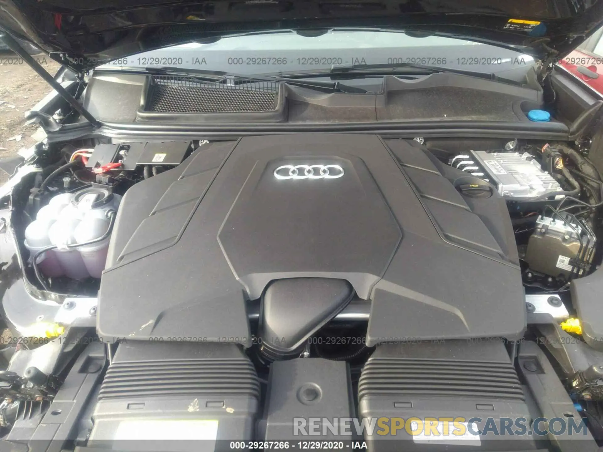10 fotografías del automóvil dañado WA1BVAF19MD005240 AUDI Q8 2021
