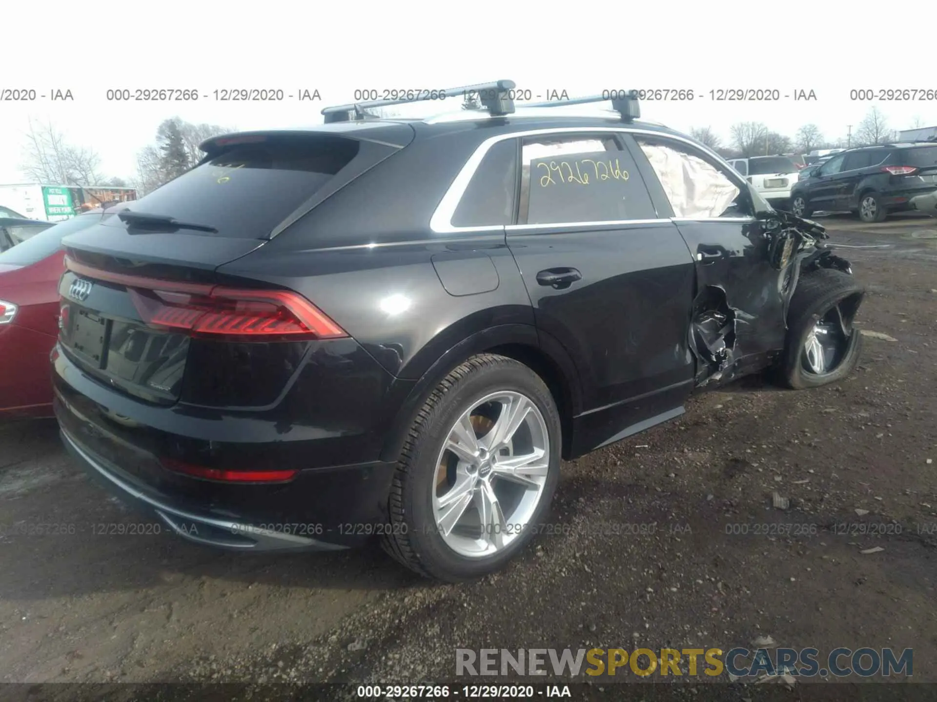 4 fotografías del automóvil dañado WA1BVAF19MD005240 AUDI Q8 2021