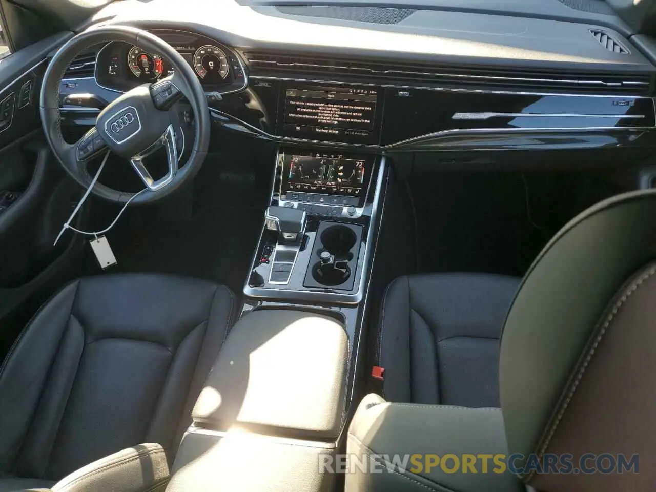 8 fotografías del automóvil dañado WA1EVAF10MD007262 AUDI Q8 2021