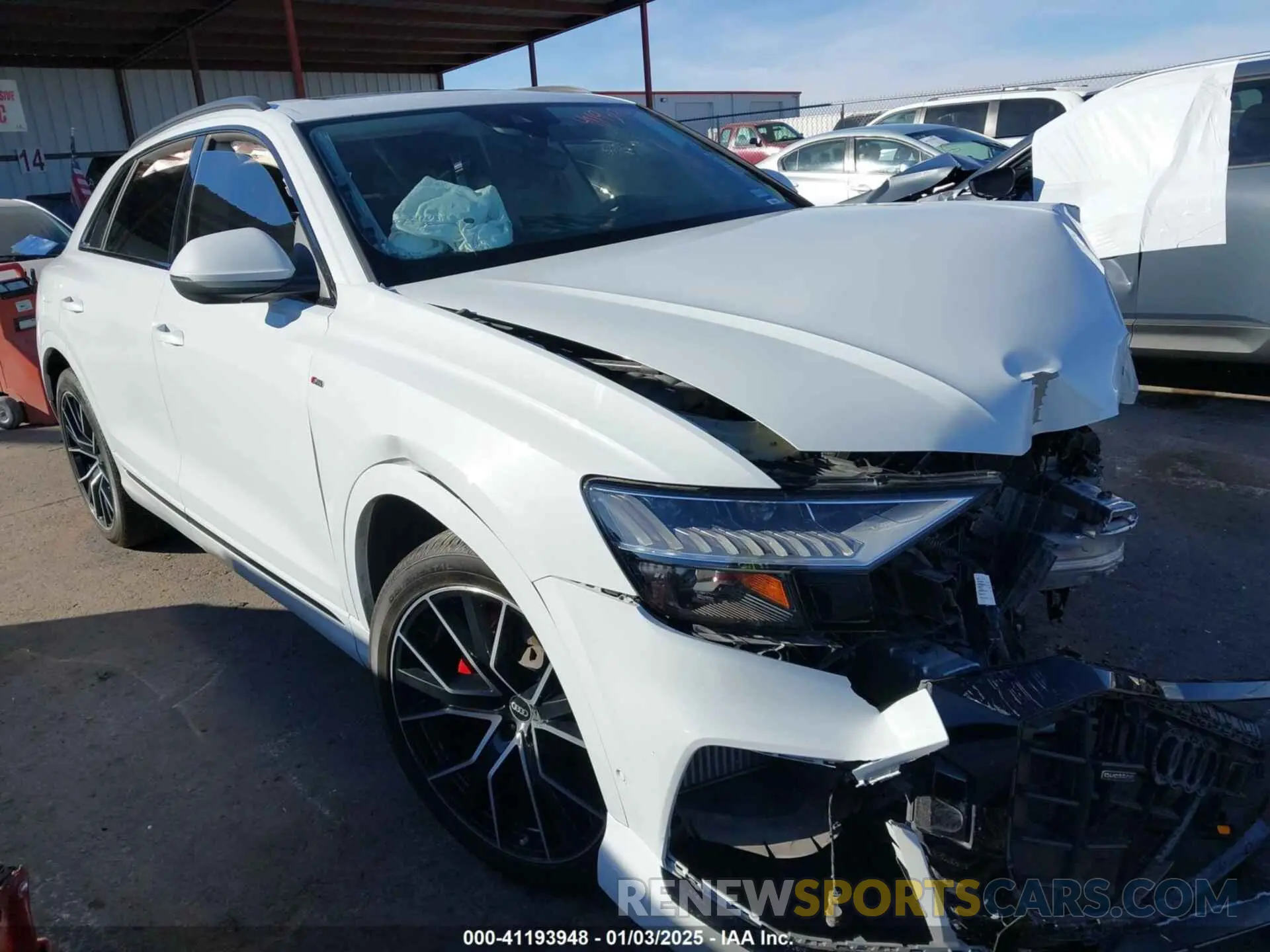 1 fotografías del automóvil dañado WA1EVAF12MD032227 AUDI Q8 2021