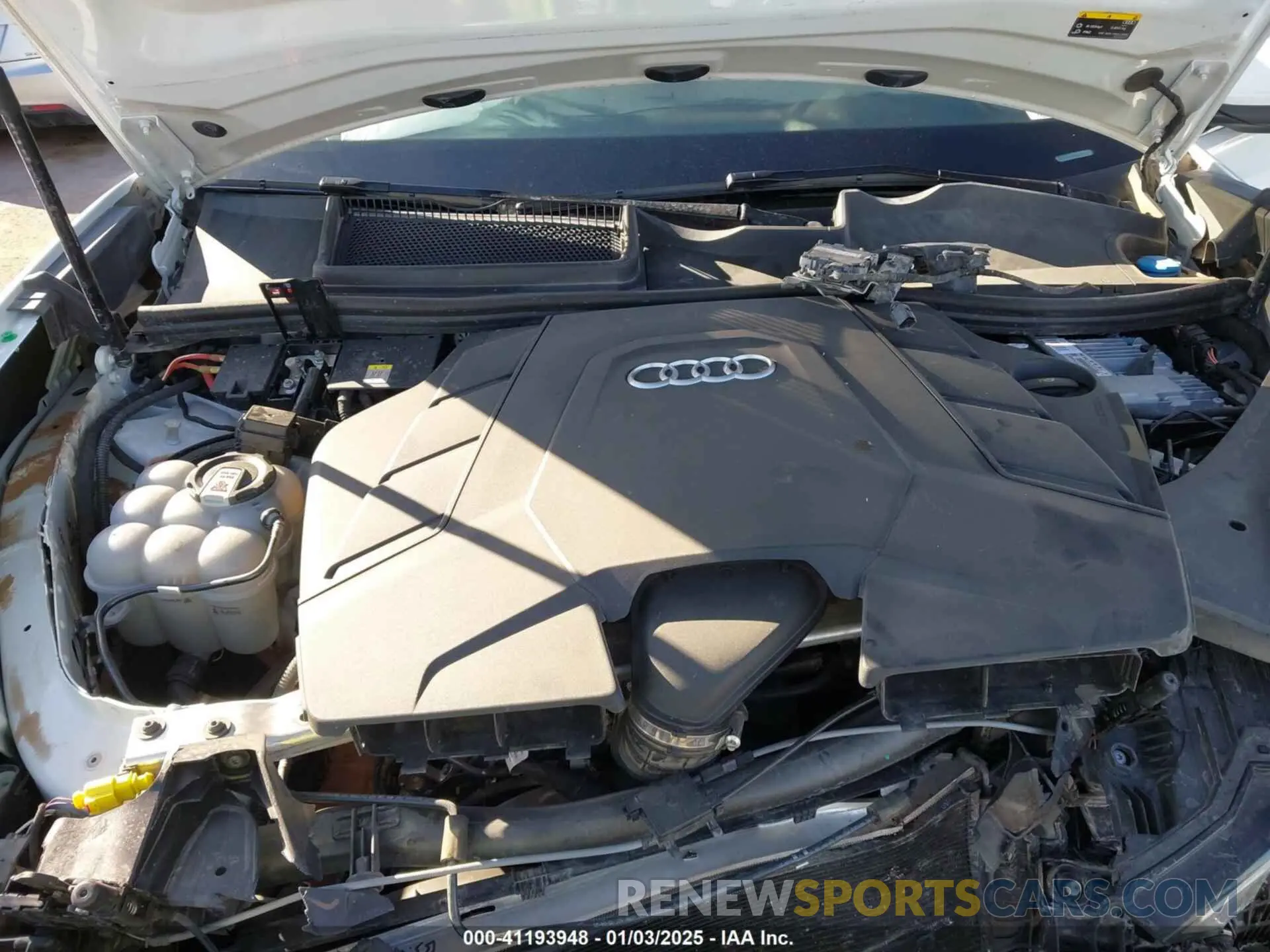 10 fotografías del automóvil dañado WA1EVAF12MD032227 AUDI Q8 2021