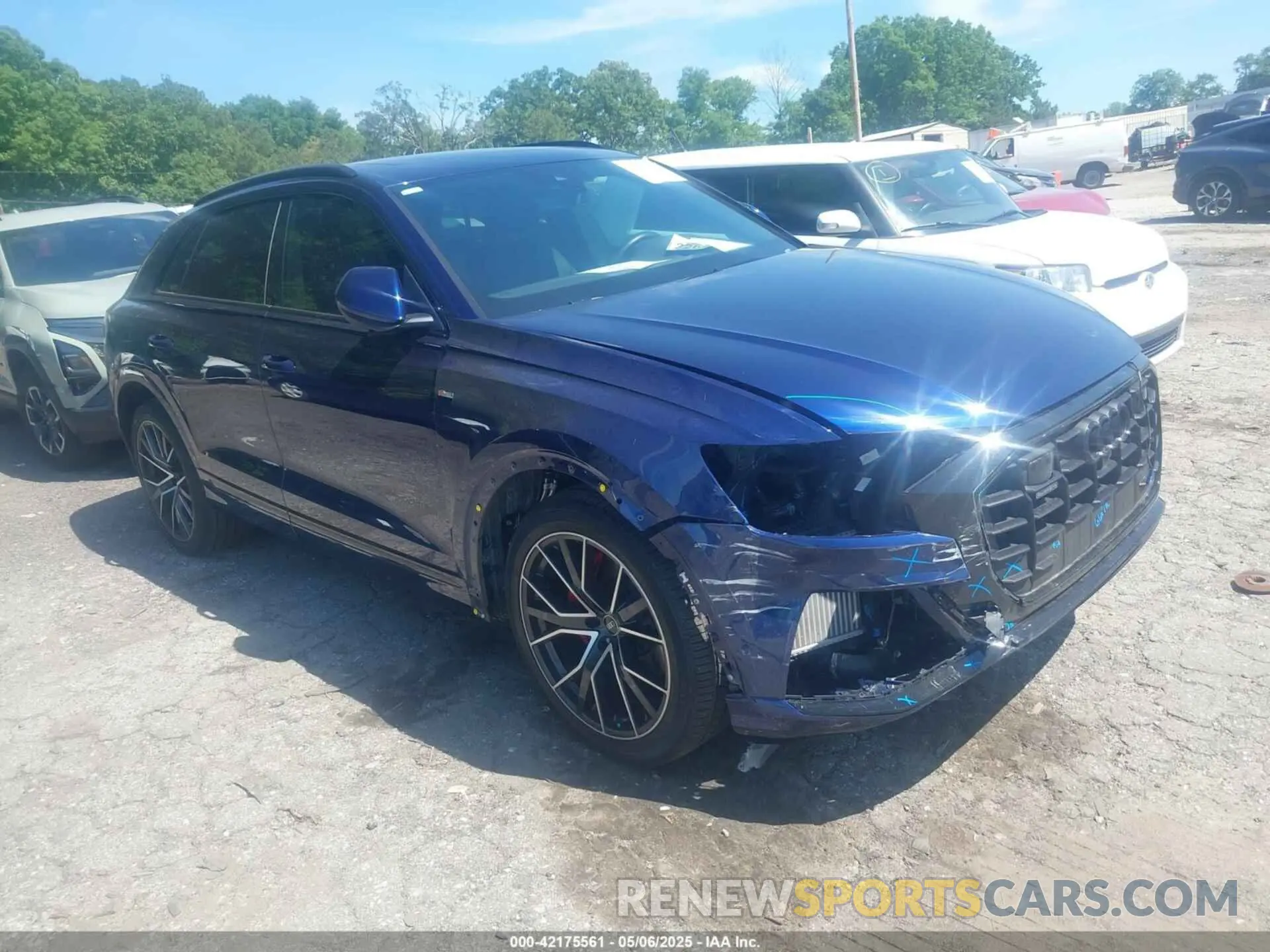 1 fotografías del automóvil dañado WA1EVAF12MD032292 AUDI Q8 2021