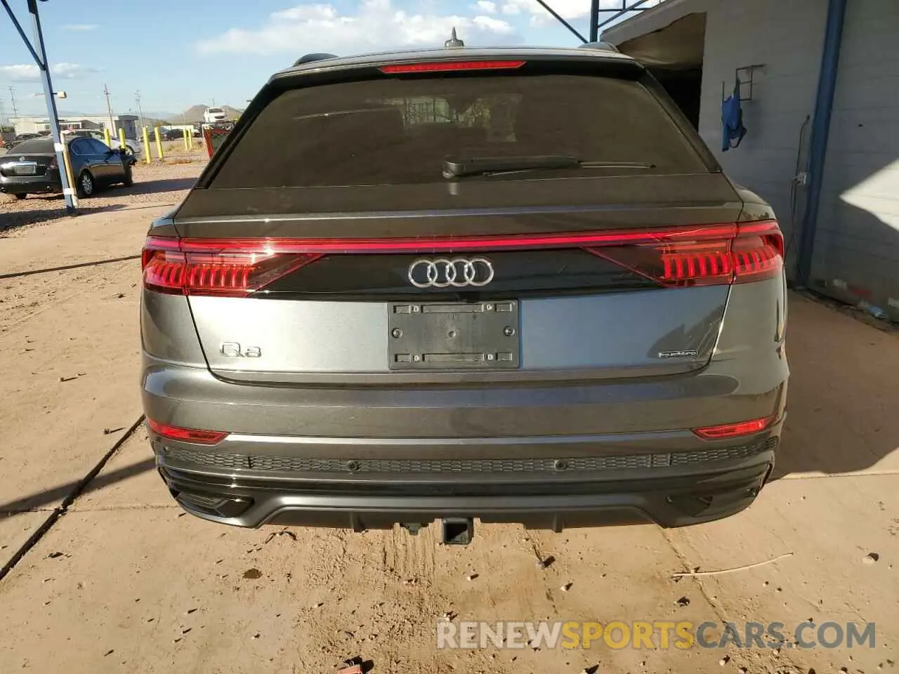 6 fotografías del automóvil dañado WA1EVAF14MD037946 AUDI Q8 2021
