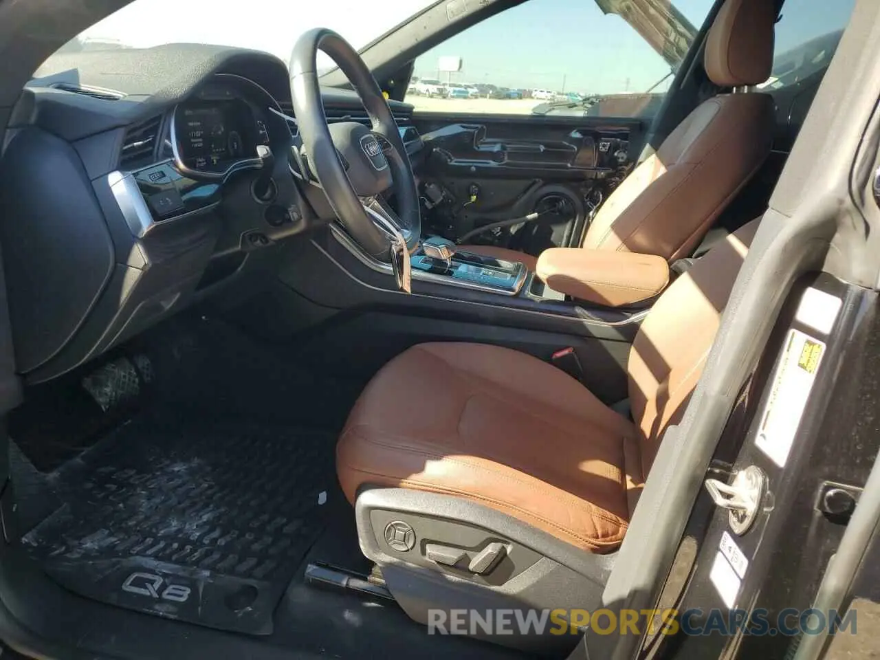 7 fotografías del automóvil dañado WA1EVAF15MD032125 AUDI Q8 2021