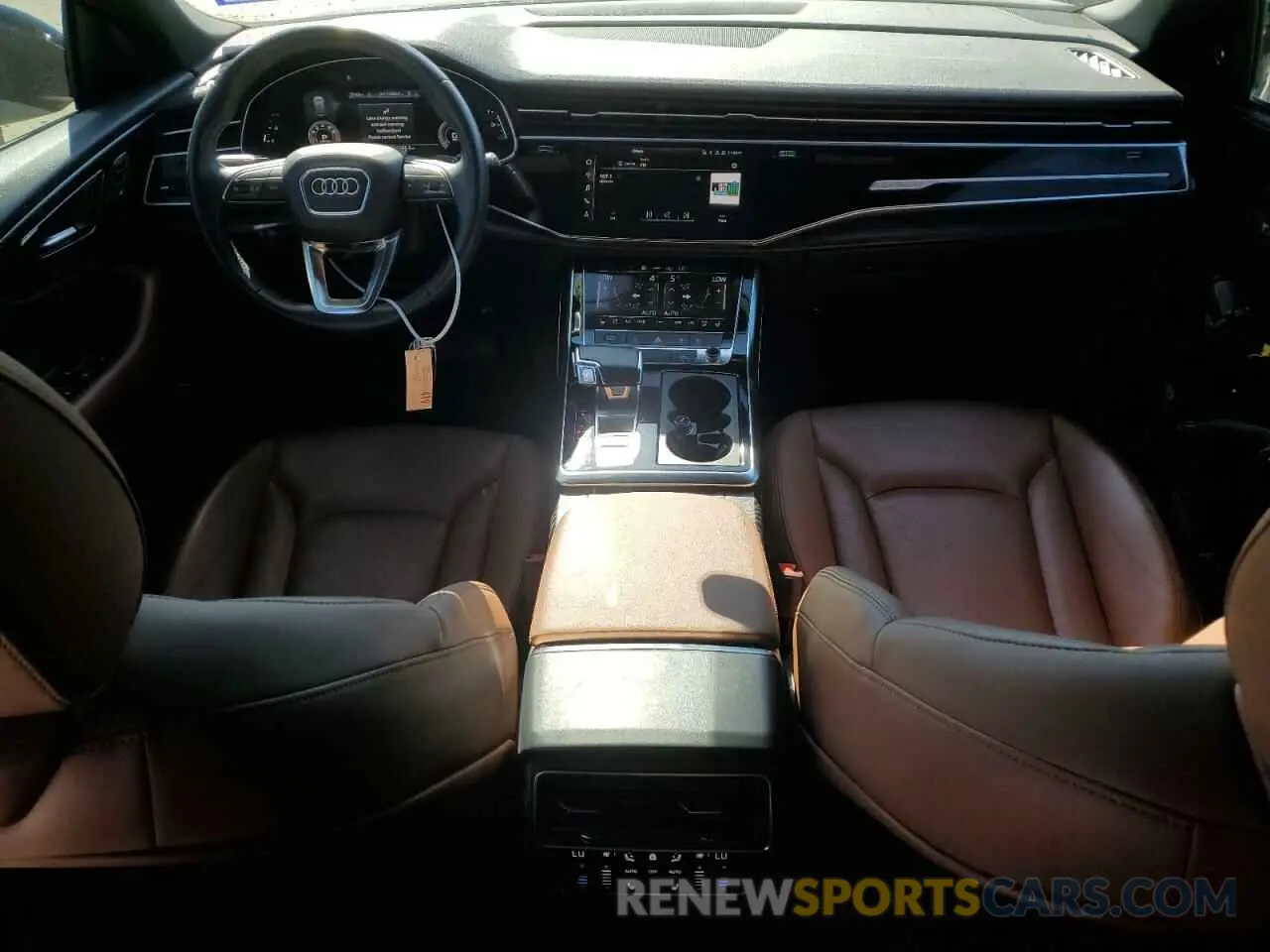 8 fotografías del automóvil dañado WA1EVAF15MD032125 AUDI Q8 2021