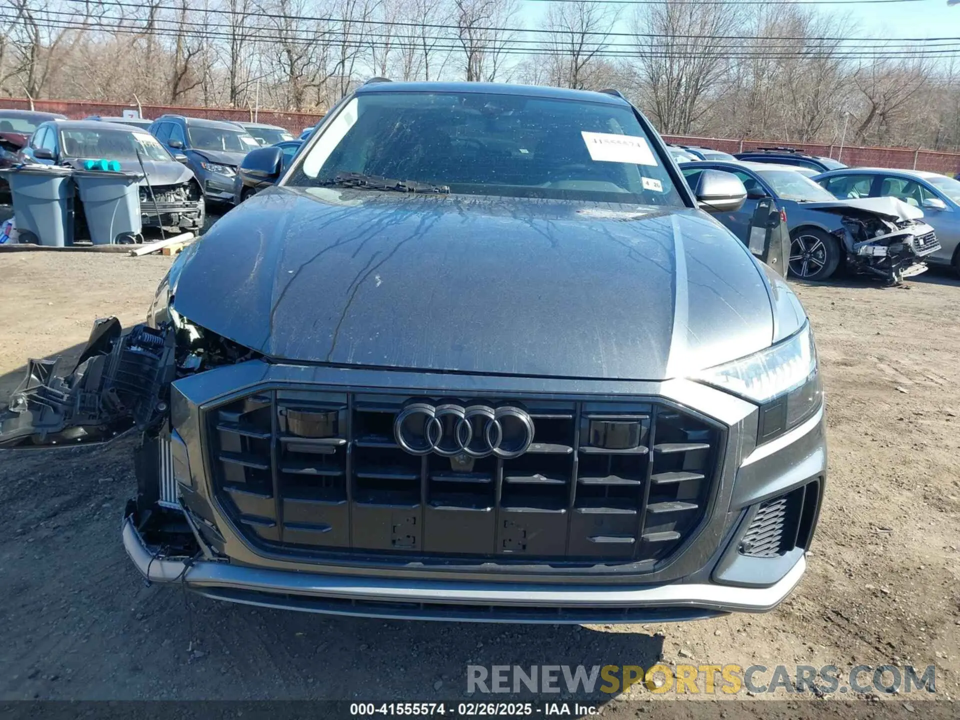 12 fotografías del automóvil dañado WA1EVAF16MD026866 AUDI Q8 2021