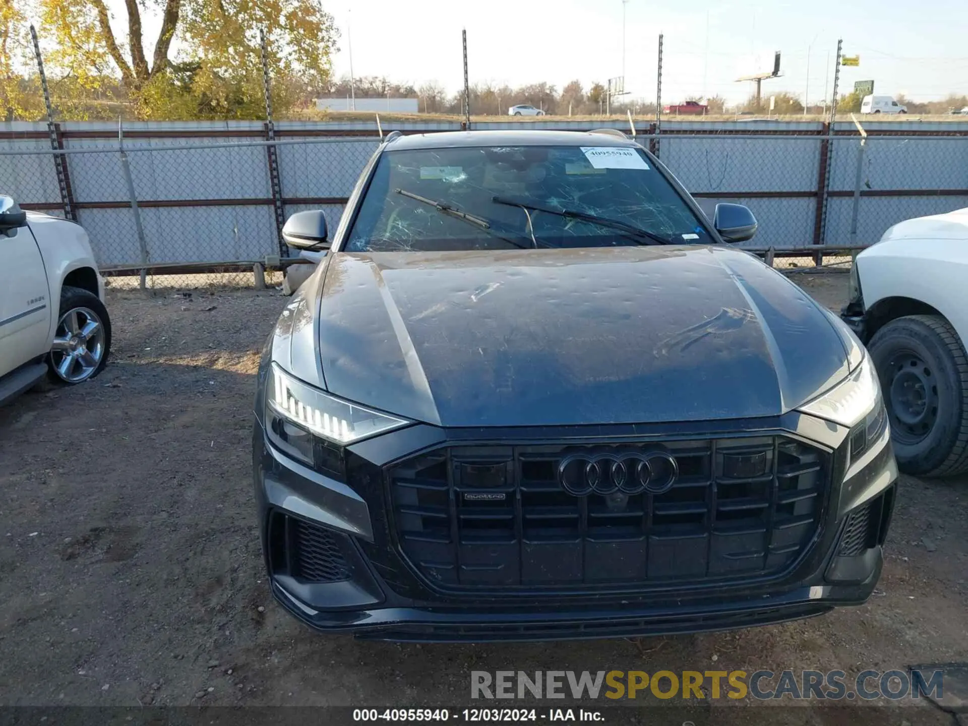 12 fotografías del automóvil dañado WA1EVAF16MD041173 AUDI Q8 2021