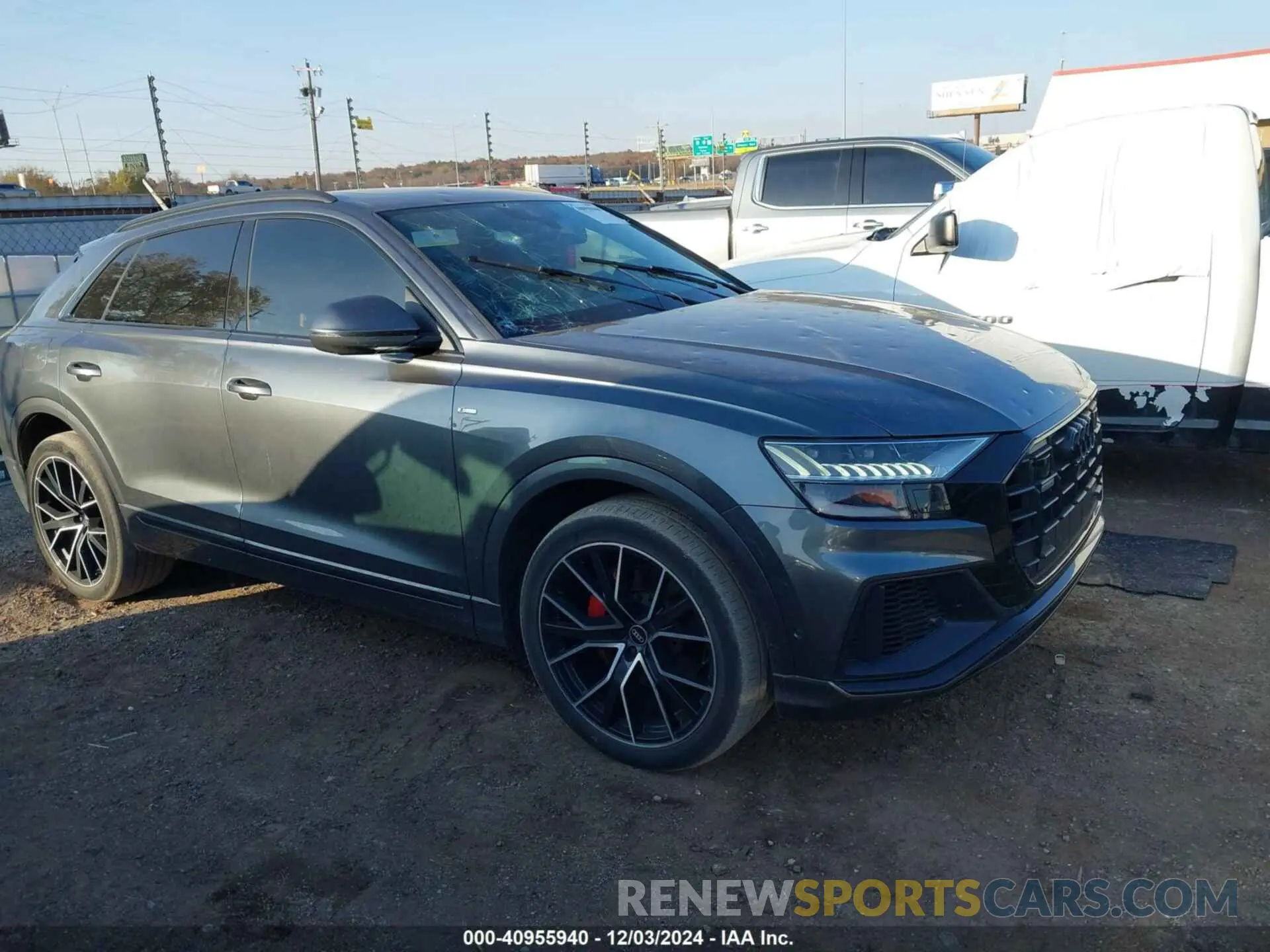 13 fotografías del automóvil dañado WA1EVAF16MD041173 AUDI Q8 2021