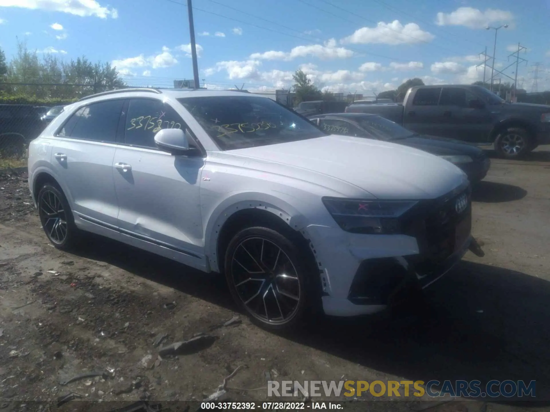 1 fotografías del automóvil dañado WA1EVAF1XMD009472 AUDI Q8 2021