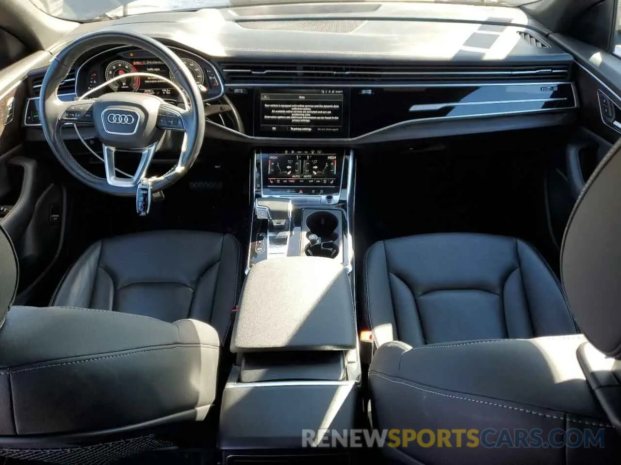 8 fotografías del automóvil dañado WA1FVAF14MD041905 AUDI Q8 2021