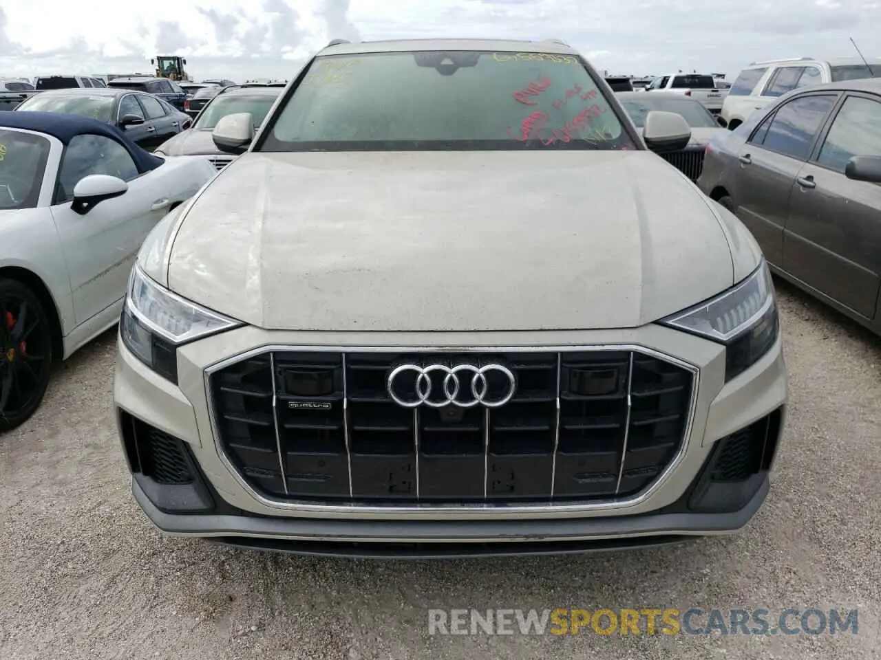 9 fotografías del automóvil dañado WA1FVAF15MD027270 AUDI Q8 2021