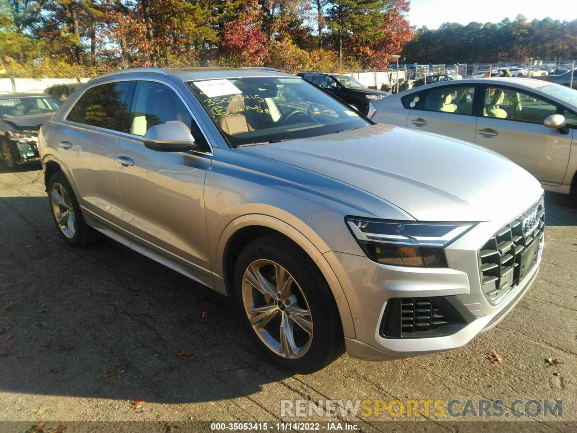 1 fotografías del automóvil dañado WA1AVBF17ND020547 AUDI Q8 2022