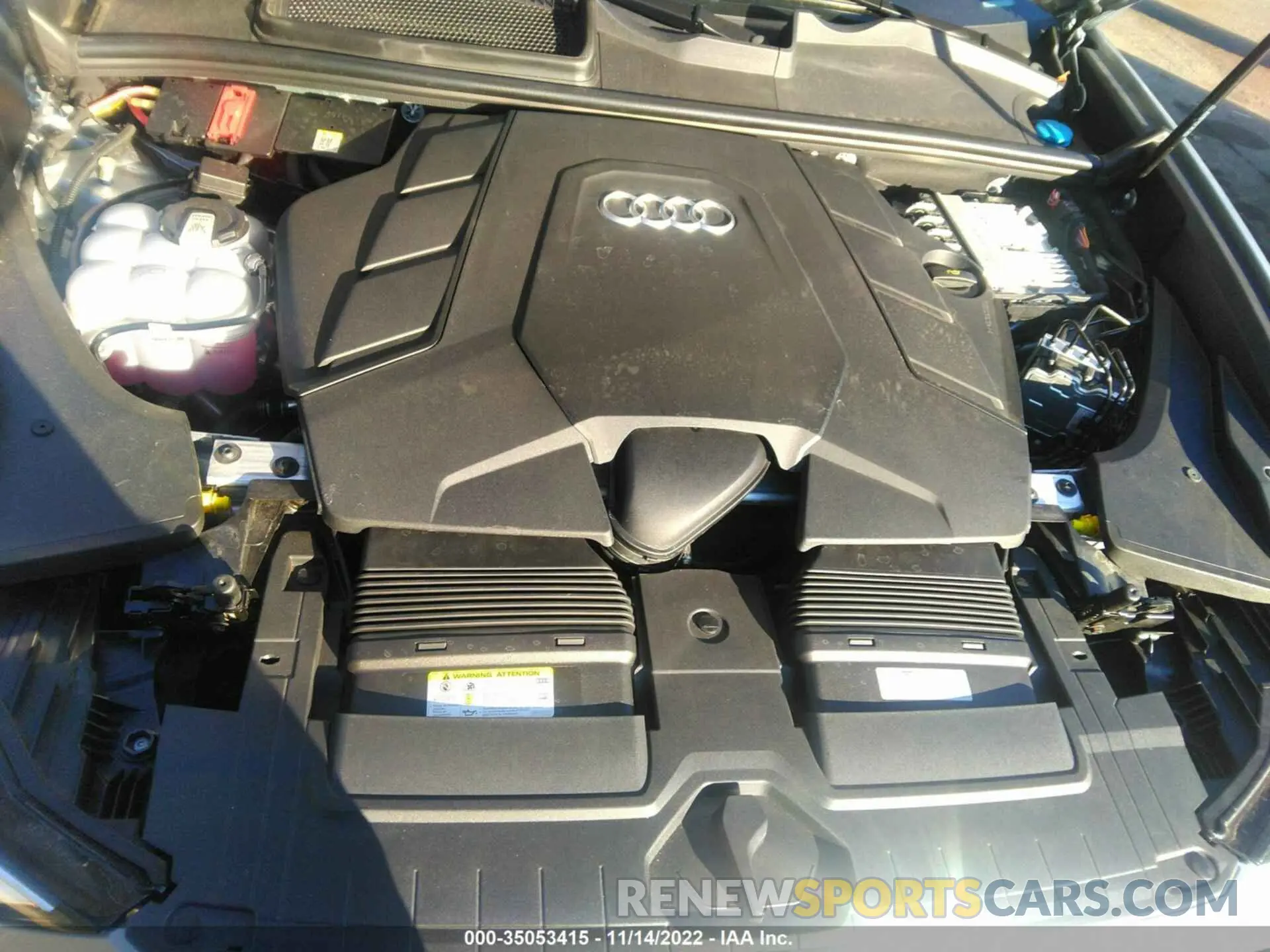 10 fotografías del automóvil dañado WA1AVBF17ND020547 AUDI Q8 2022