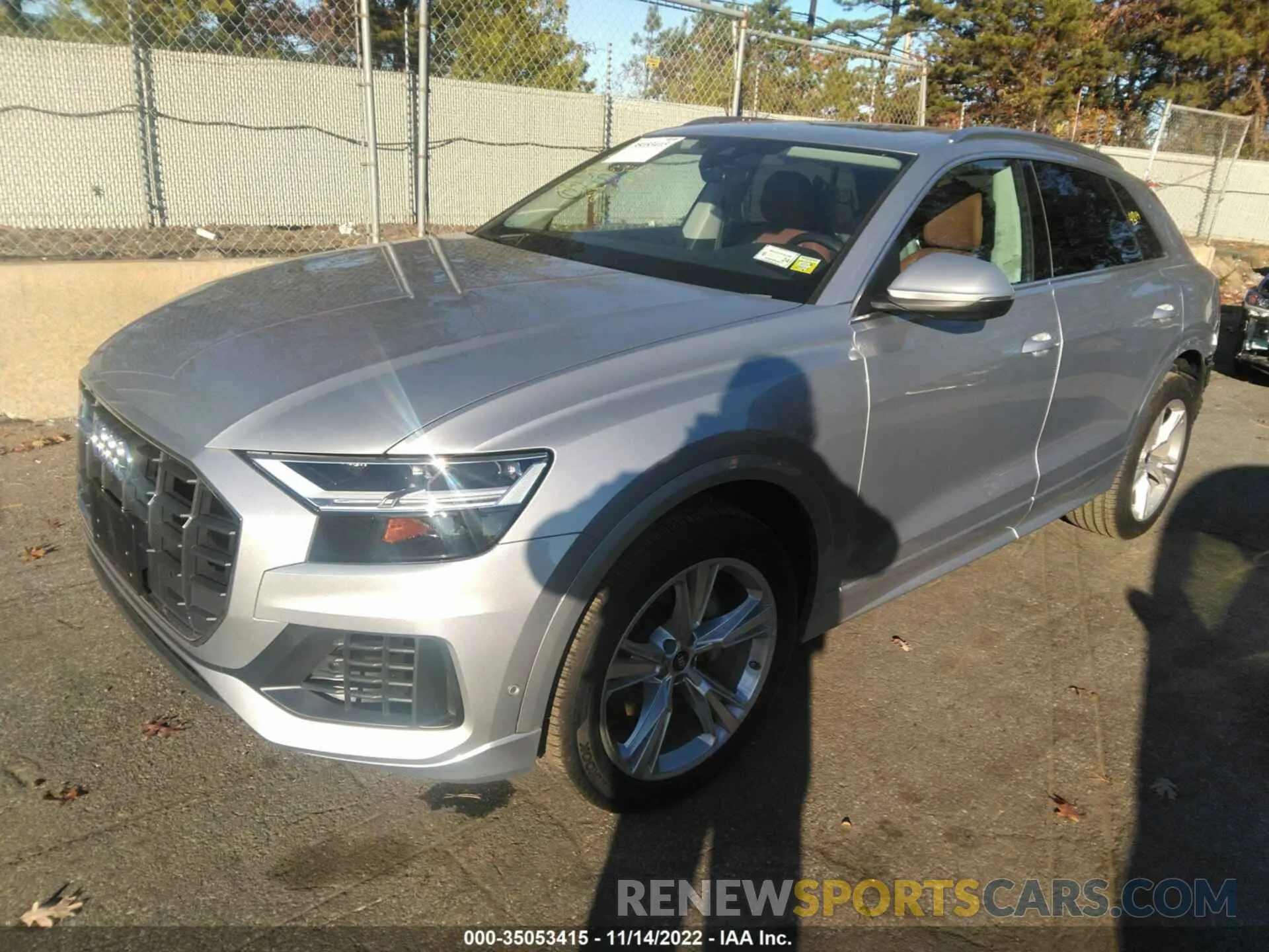 2 fotografías del automóvil dañado WA1AVBF17ND020547 AUDI Q8 2022