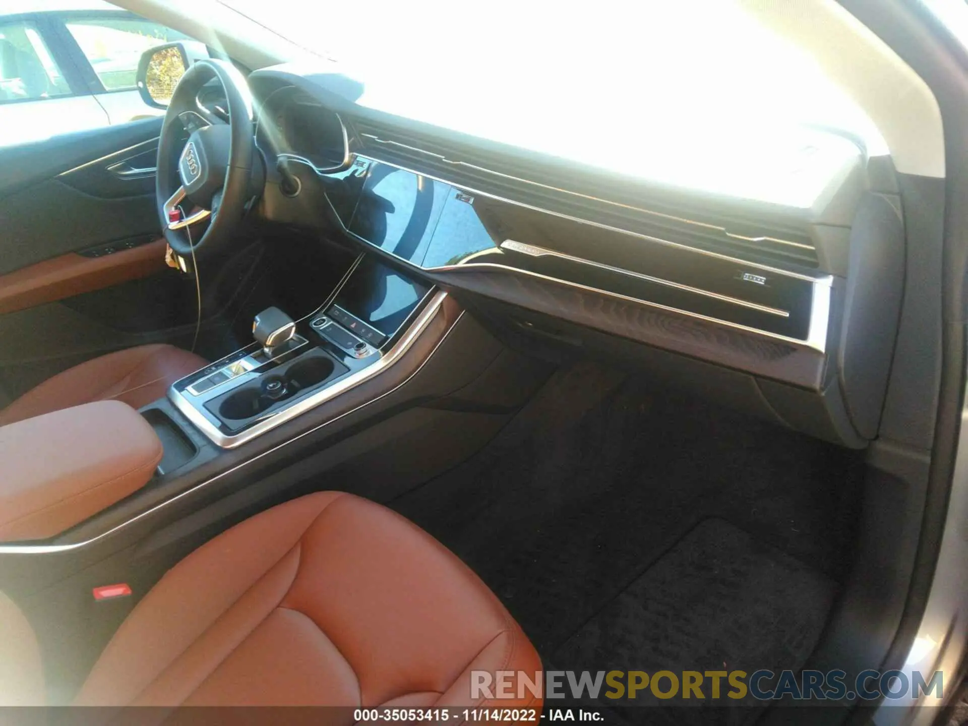 5 fotografías del automóvil dañado WA1AVBF17ND020547 AUDI Q8 2022