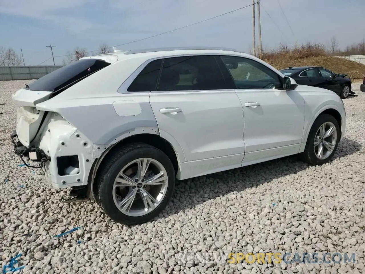 3 fotografías del automóvil dañado WA1BVBF10ND029207 AUDI Q8 2022