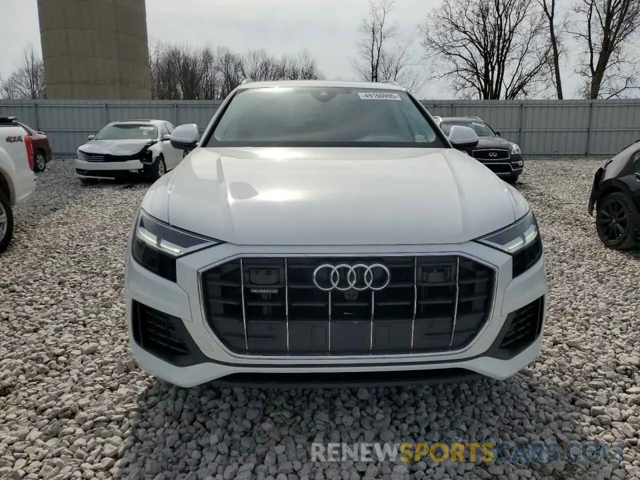 5 fotografías del automóvil dañado WA1BVBF10ND029207 AUDI Q8 2022