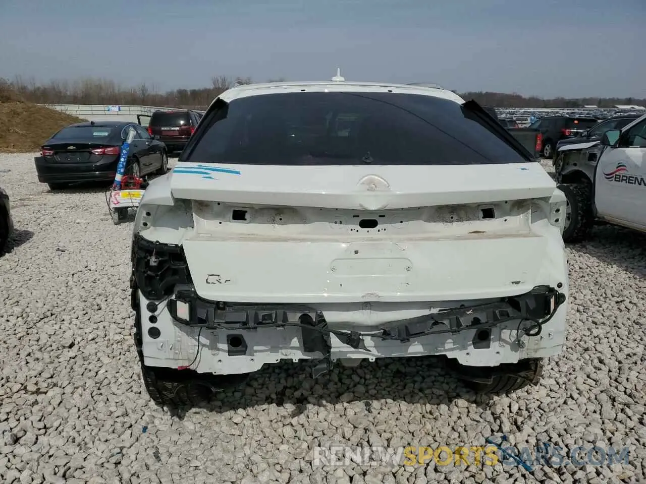 6 fotografías del automóvil dañado WA1BVBF10ND029207 AUDI Q8 2022