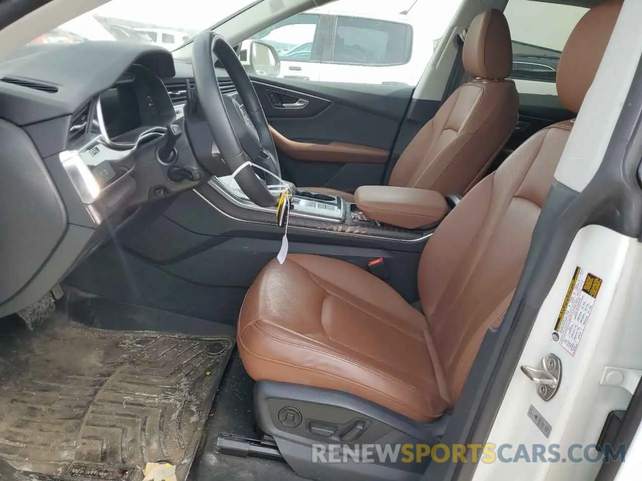 7 fotografías del automóvil dañado WA1BVBF10ND029207 AUDI Q8 2022